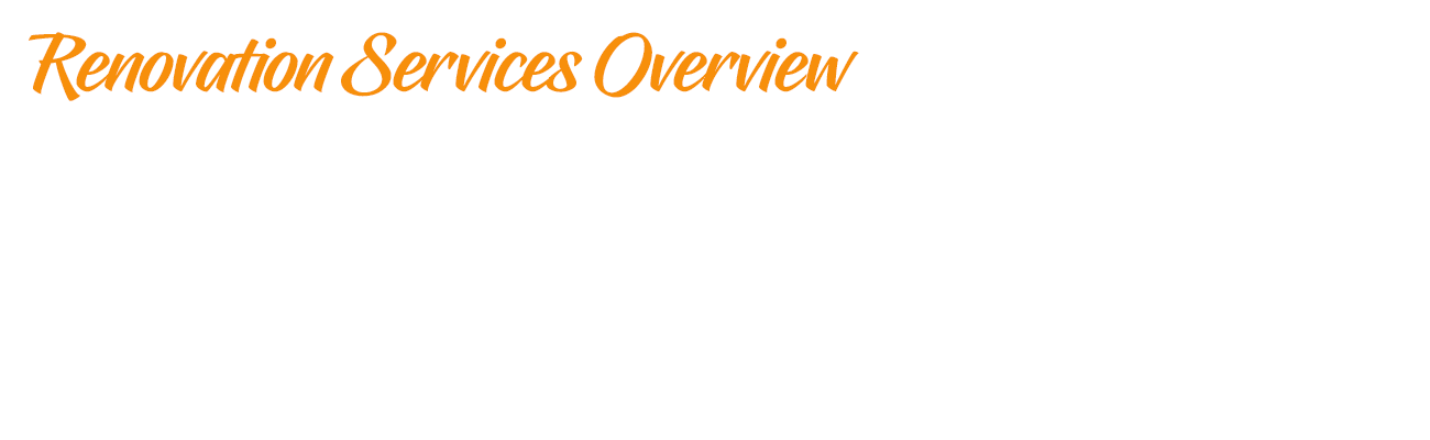Renovation Services Overview | Overlay | JEM Contracting | Residential and Commercial Renovations